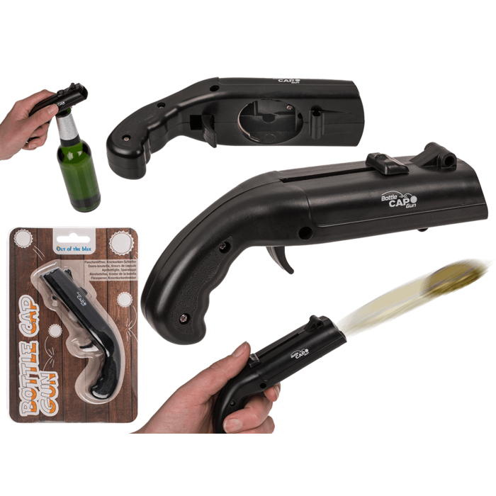 Plastic bottle opener, Bottle Cap Gun,