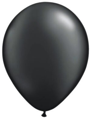 Black Balloons Metallic 30 cm - 10 pieces