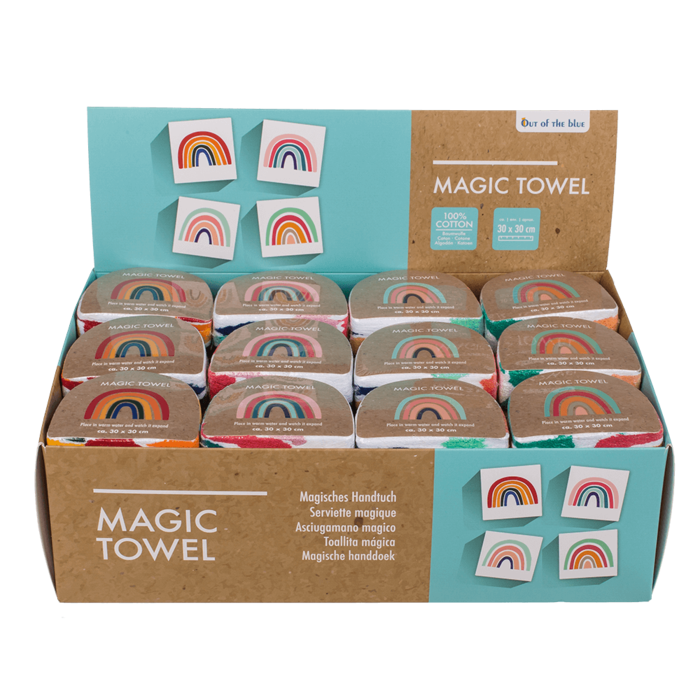 Magic cotton towel, rainbow, - Image 2
