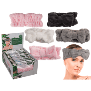 Textile Hairband, Fluffy Bow,