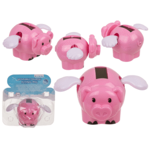 Moveable figurine, Flying Pig,