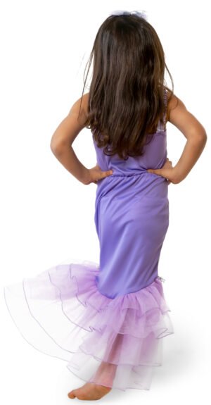 Mermaid Dress - With Tiara - 98–110 cm / 3–5 years