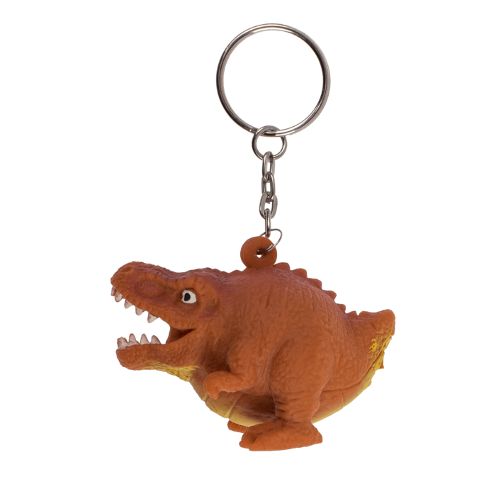 Metal keychain, Squeeze dinosaur, - Image 2