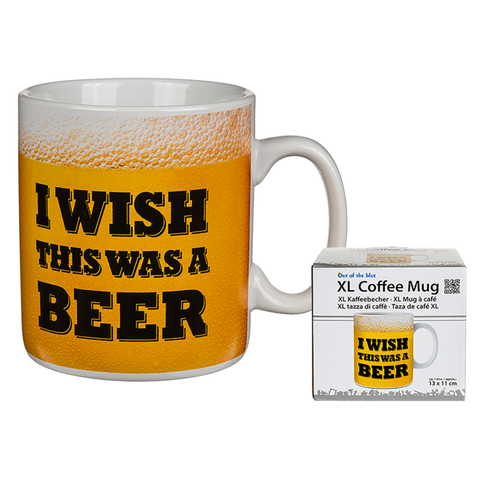 Coffee Mug, I wish this was a beer,