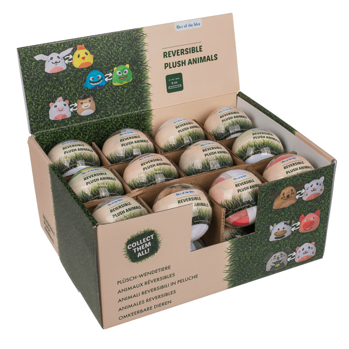 Reversible Plush Animals in Capsule, - Image 3
