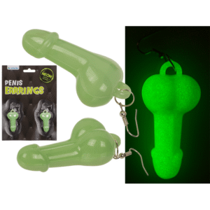 Earrings, Penis, Glow in the Dark,