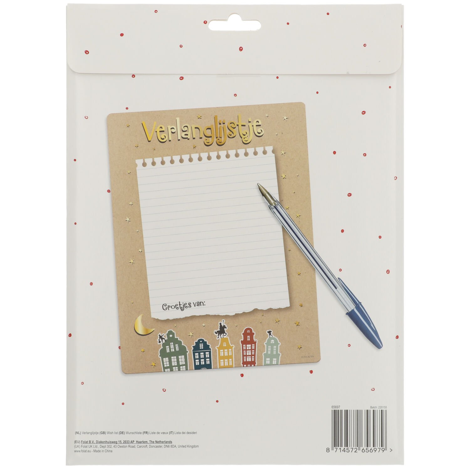 Wishlists 'Welkom Sint & Piet' (NL) - 4 pieces - Image 2