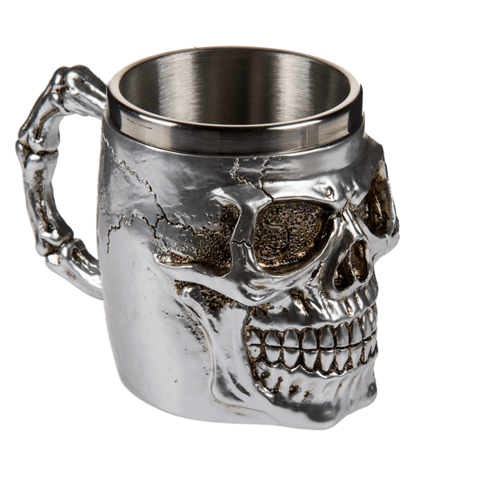 Silver plated mug with stainless steel insert, - Image 3