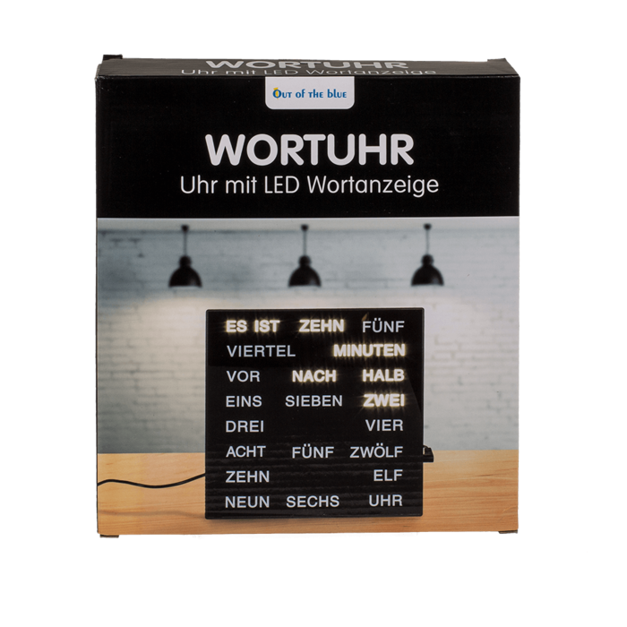 Clock with German words - Image 2