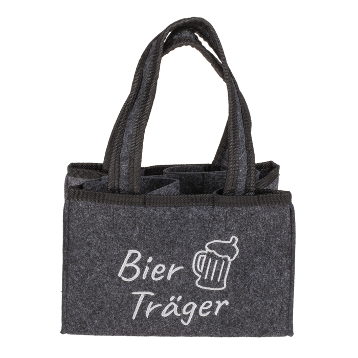 Felt Bottle Bag with 6 compartments, - Image 3