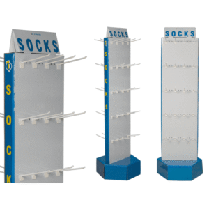 Floor display, Socks,