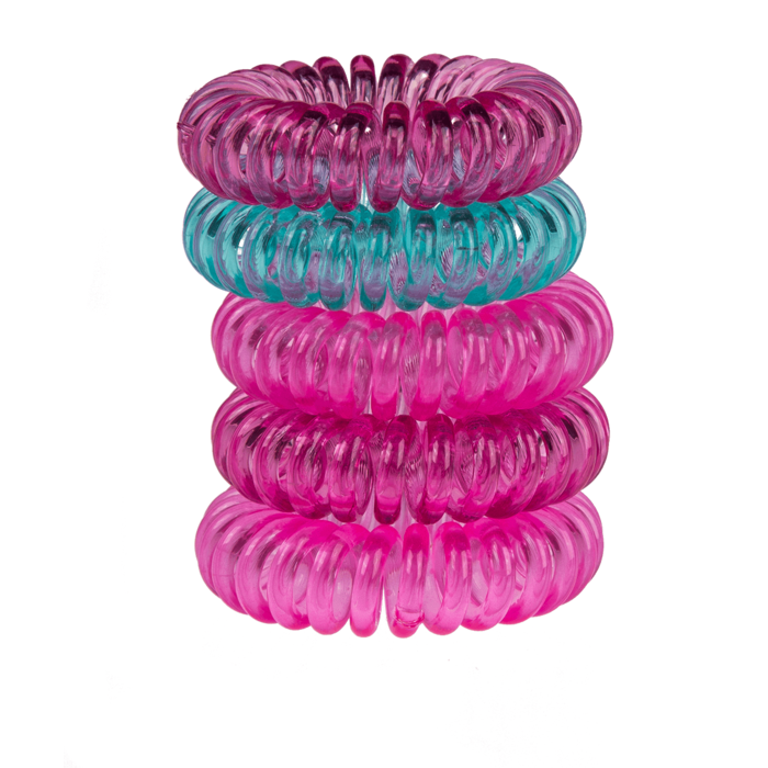 Plastic hair ribbon, Telephone cord, - Image 4