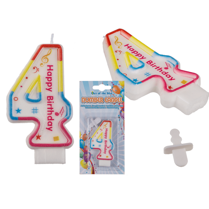 Number candle 4,