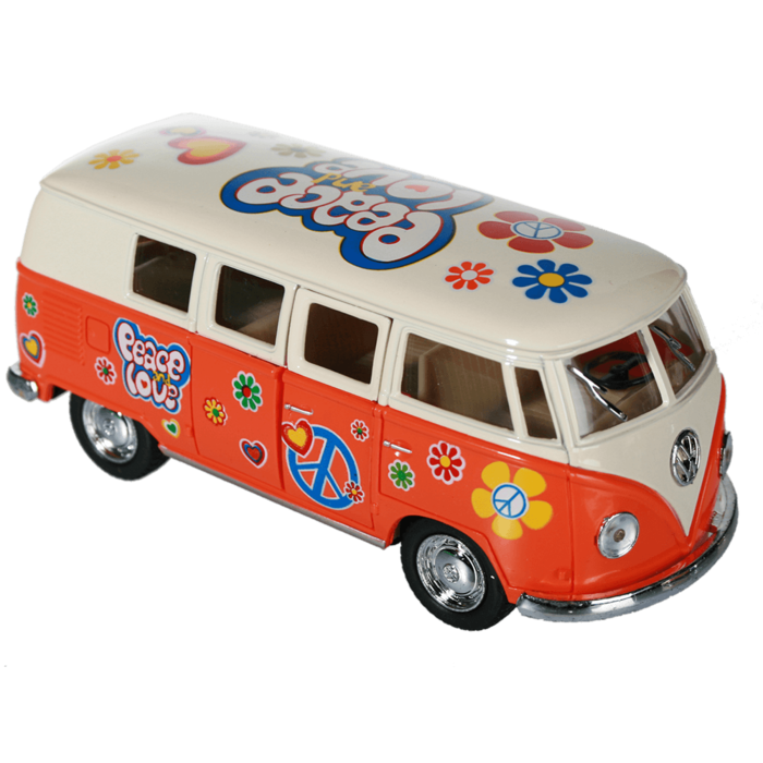 Metal model car with pull back, VW T1 Bus 1962 -, - Image 4