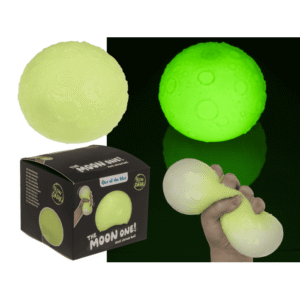 Anti stress ball, XL Moon, Glow in the Dark,