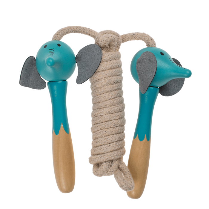 Wooden skipping rope, animal - Image 4