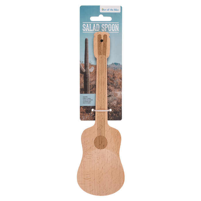 Wooden Salad Spoon, Guitar, - Image 2