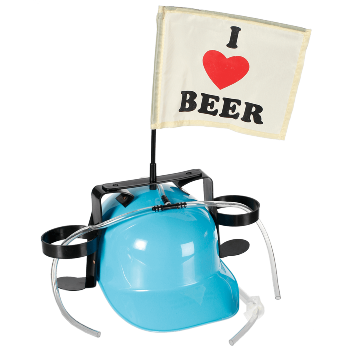 Drinking helmet, I love Beer with flag, - Image 2