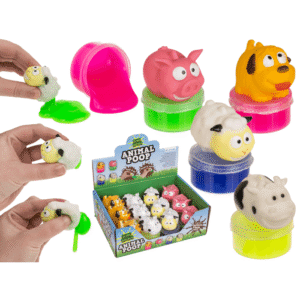 Slime Sucker, Poop Animals, approx. 4 x 5 cm,
