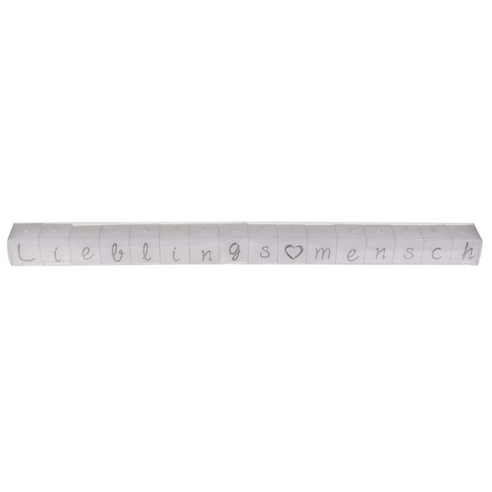 Square candles with letters, Lieblingsmensch, - Image 2