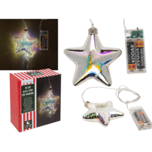 3D LED Glass Star Night Light