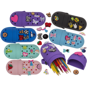 Charm Pencil Case, Sun Shoe, silicone,