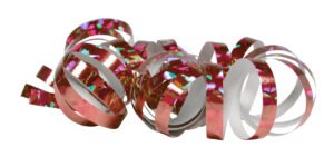 Serpentines Holographic Pink 4m - 2 pieces