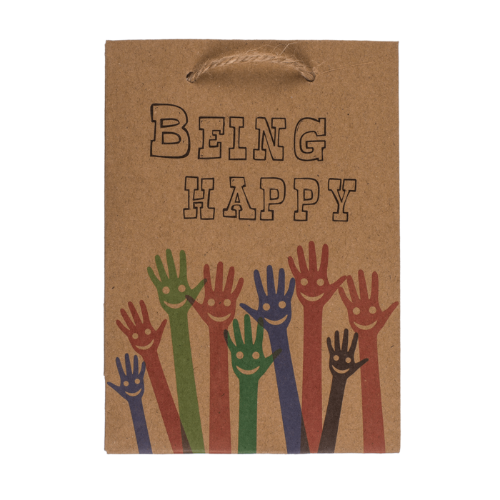 Kraft paper bag, motivational wordings, - Image 2