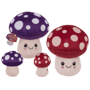 Plush Kawaii Mushroom, 20 cm,