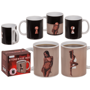 Stoneware Mug, Stripper Girl,