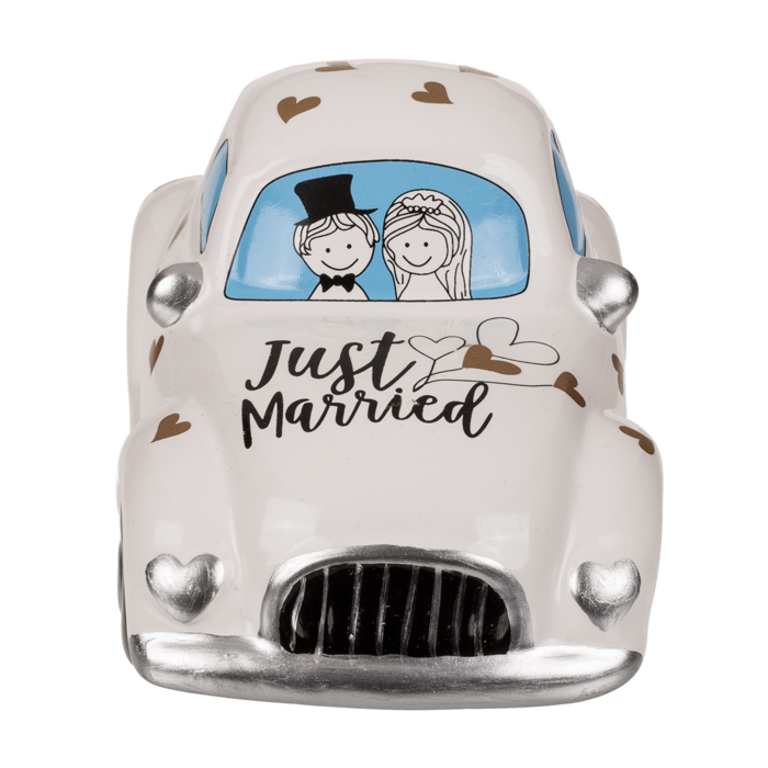 Savings box with lock, wedding car , - Image 2