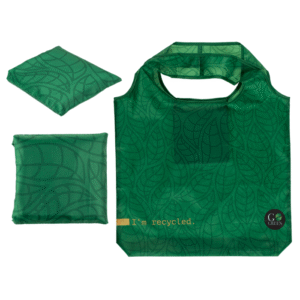 Shopping bag made of recycled materials,