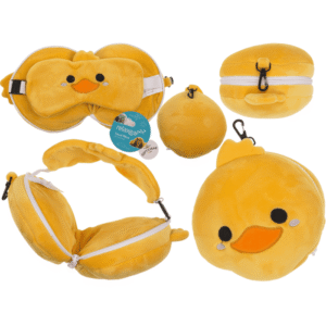 Kids Plush travel pillow with eye mask, - 61/6849#