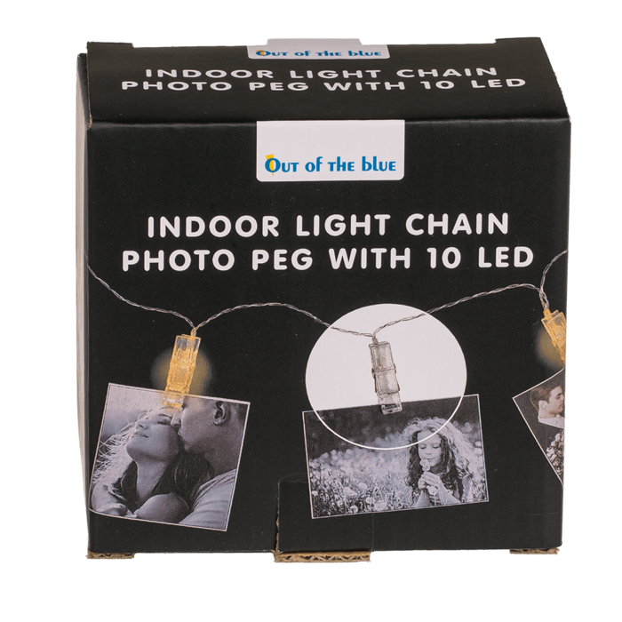 Light chain, Photo Peg, with 10 LED, - Image 2