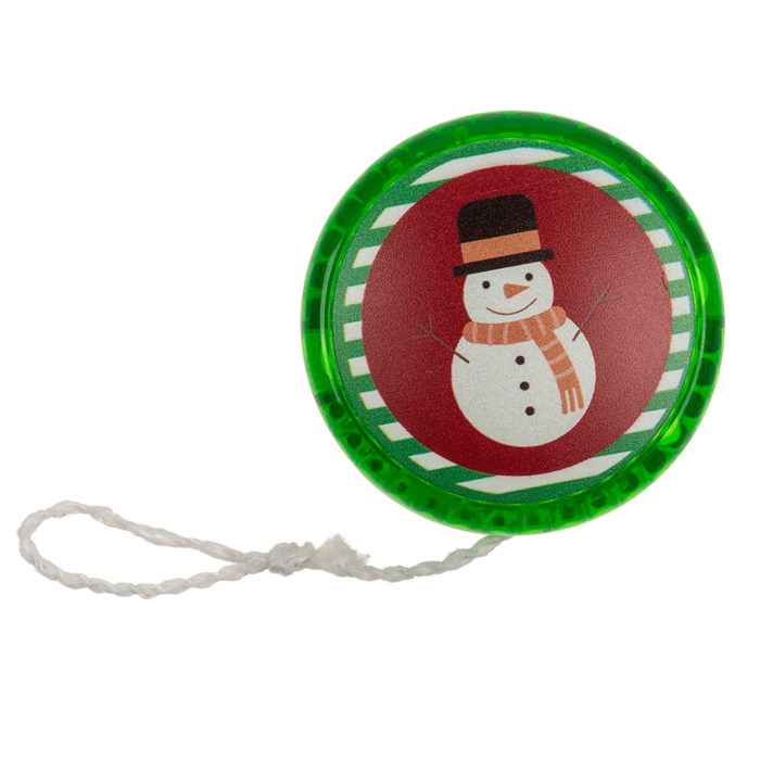 Yoyo with light, Santa & Snowman, incl. battery, - Image 3