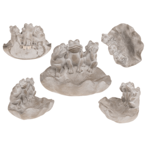 Bird feeder, frogs, ca. 21,5 x 14,5 x 16 cm,