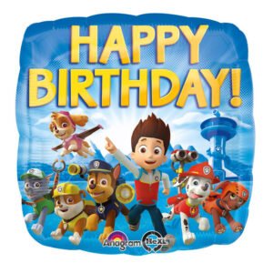 Foil Balloon - Paw Patrol - Happy Birthday - 45 cm