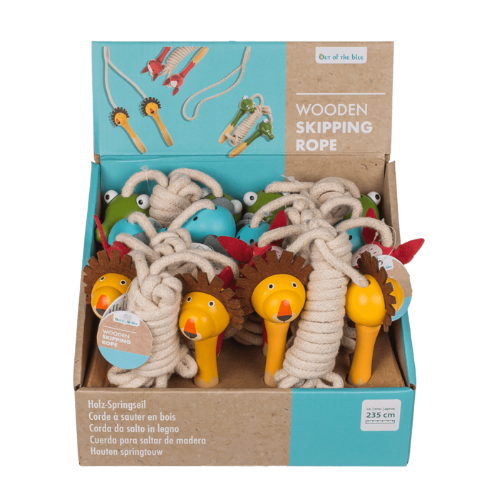 Wooden skipping rope, animal - Image 3