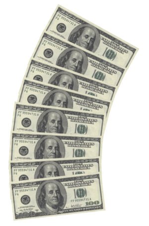 Napkins - 100 dollar - 10 pieces