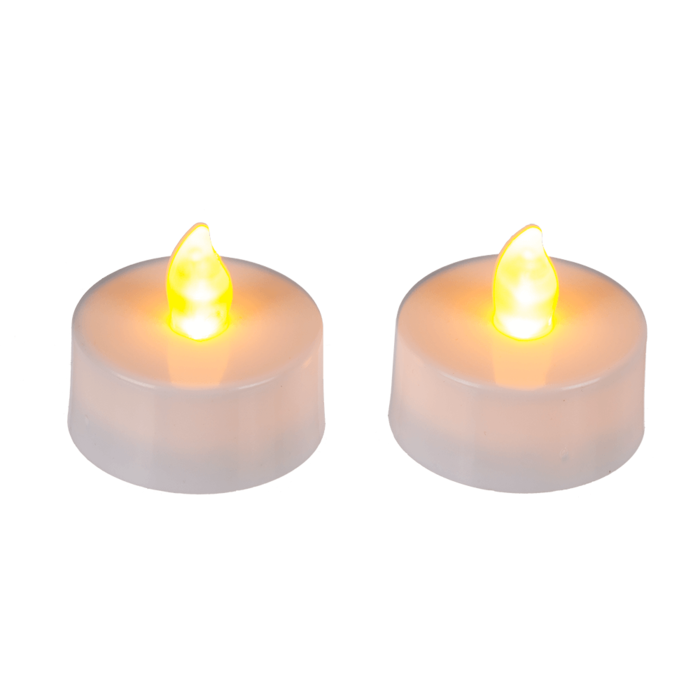 Tealight with warm white flickering LED, - Image 2