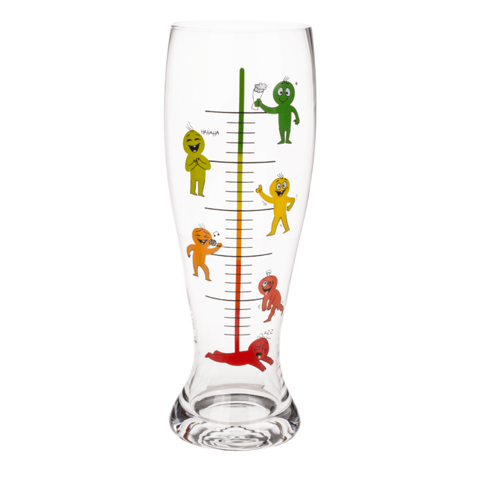 XXL Beer Glass, Stages of Drinking, - Image 4
