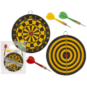 Mini dart game with 3 darts, D: 15 cm,