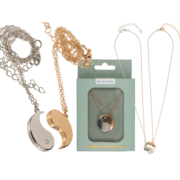 Magnetic Necklace, Ying and Yang,
