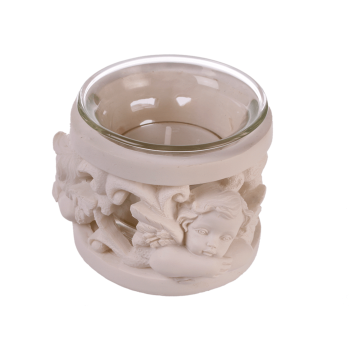 Polyresin tealight holder, Angel, - Image 2