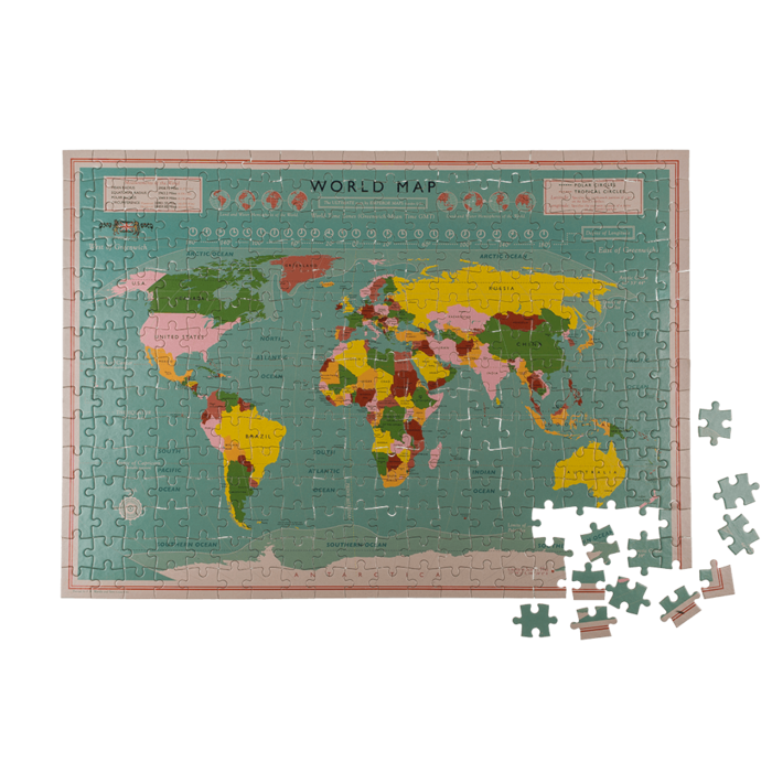 Puzzle, World Map, - Image 3
