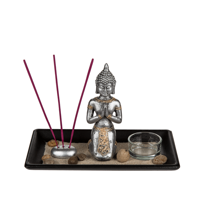Black wooden tray, - Image 4