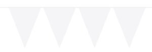 Bunting Garland Plain White - 10 meter