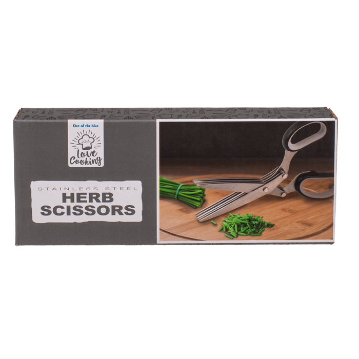 Stainless steel herb scissors, - Image 2