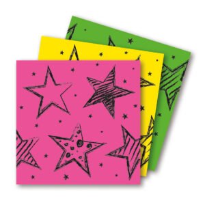 Neon Party Napkins 33x33 cm - 20 pieces