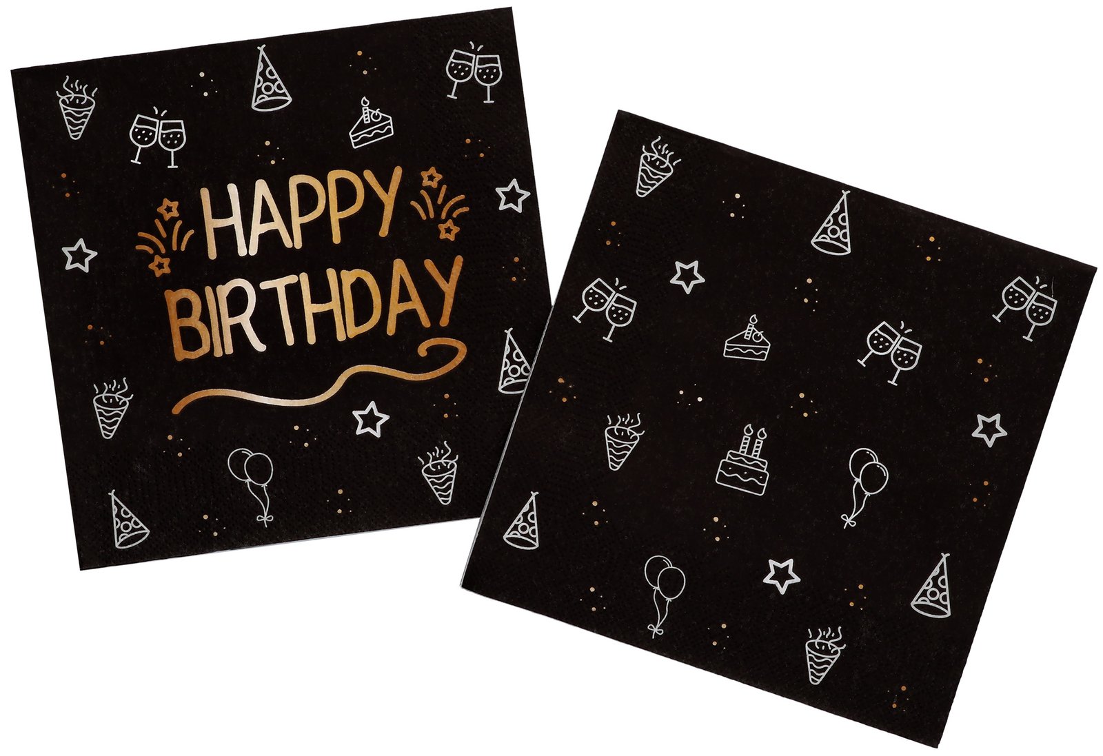 Napkins - Shining Glam - 33 x 33 cm - 16 pieces - Image 2